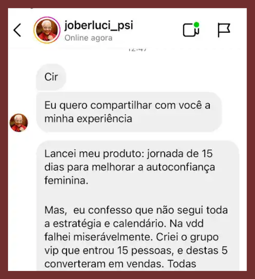 Depoimento de Joberluci Psi