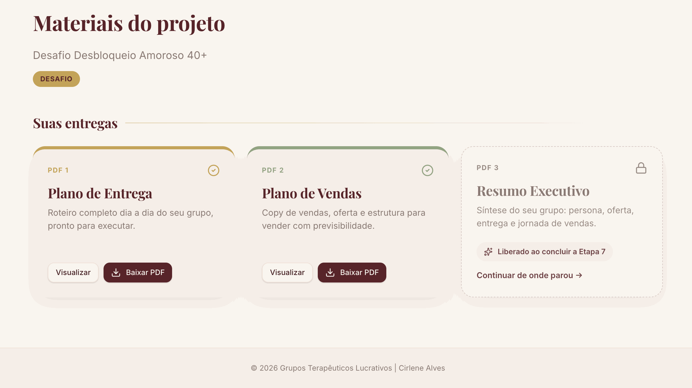 Plano de Entrega, Plano de Vendas e Resumo Executivo gerados pela IA no Portal GTL.IA
