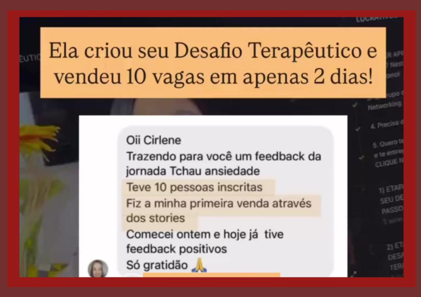 Depoimento de Tchau Ansiedade